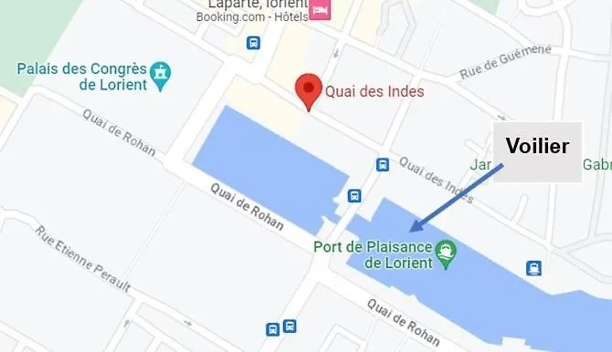 Voilier Neven Hotell Lorient Båthotell